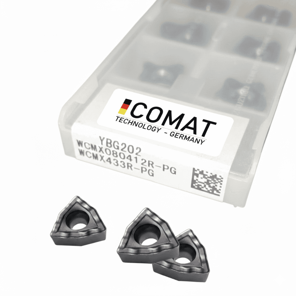 Inserto de Carburo YBG202 WCMX080412-PG / WCMX433R-PG