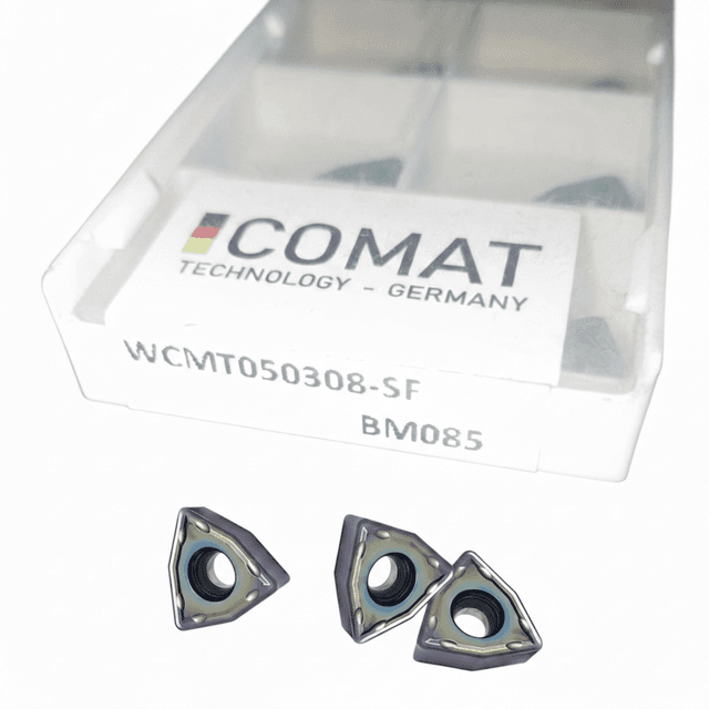 Inserto de Carburo WCMT050308-SF BM085