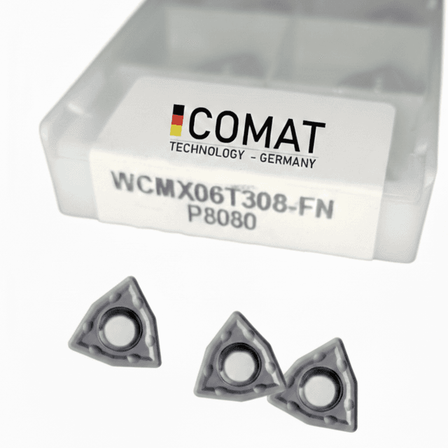Inserto de Carburo WCMX06T308-FN P8080