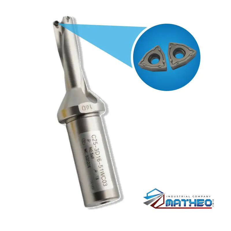 Broca U-Drill C25-3D16-51WC03