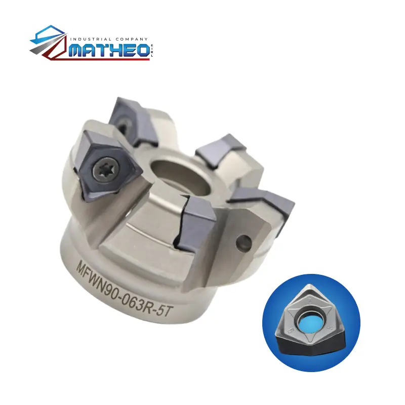 Fresa de 90° alto avance MFWN90-063R-5T