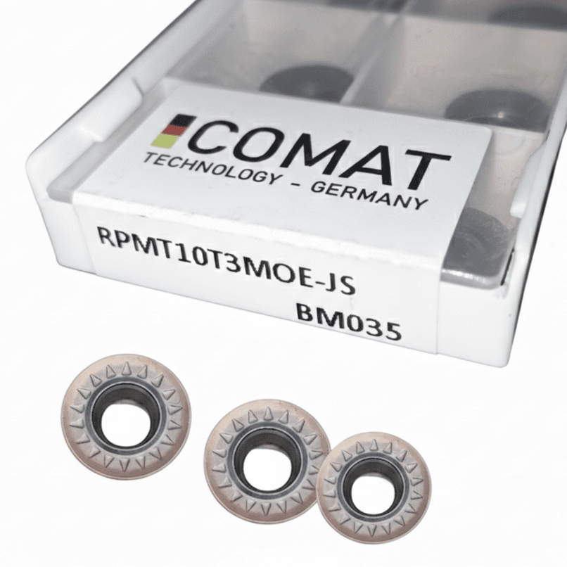 Inserto de Carburo RPMT10T3MOE-JS BM035