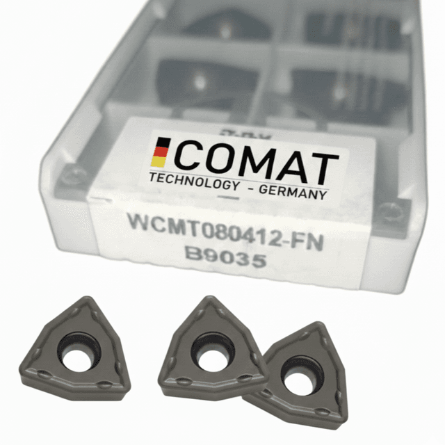 Inserto de Carburo WCMT080412-FN B9035