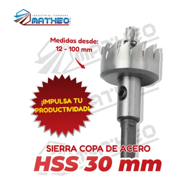 Sierra Copa de Acero HSS para Metal