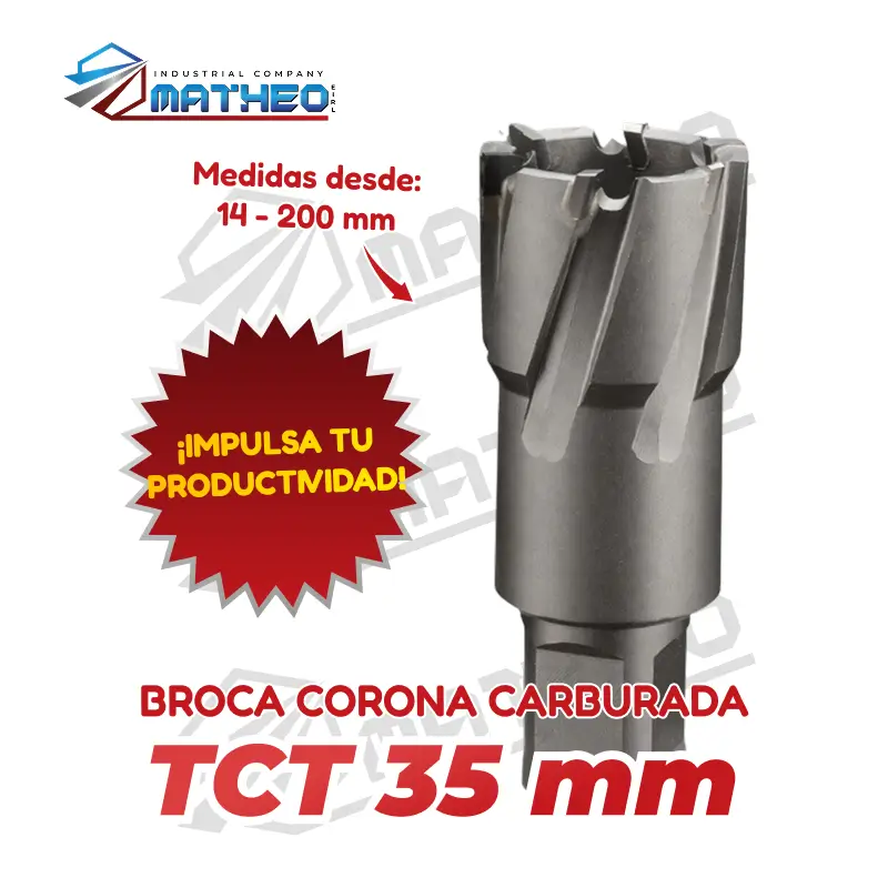 Broca Corona Carburada TCT (Anular)