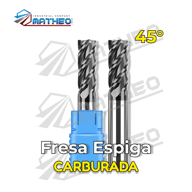 Fresa Espiga Carburada - HRC 45°