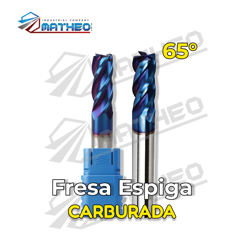 Fresa Espiga Carburada - HRC 65°