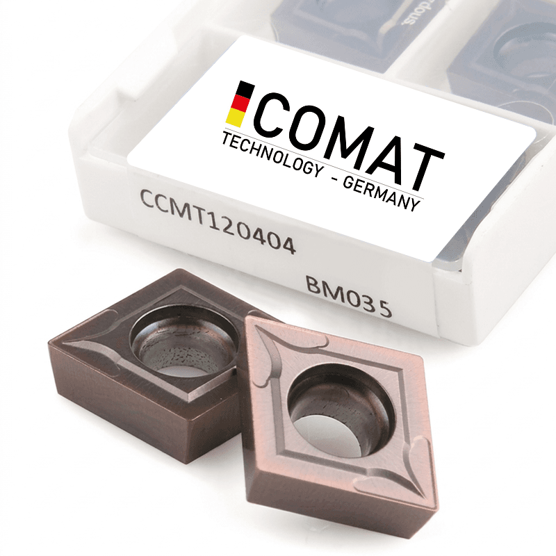 Inserto de Torneado Romboidal CCMT 120404 BM035