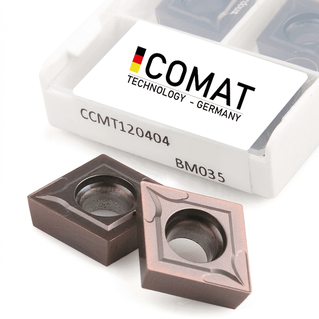 Inserto de Torneado Romboidal CCMT 120404 BM035