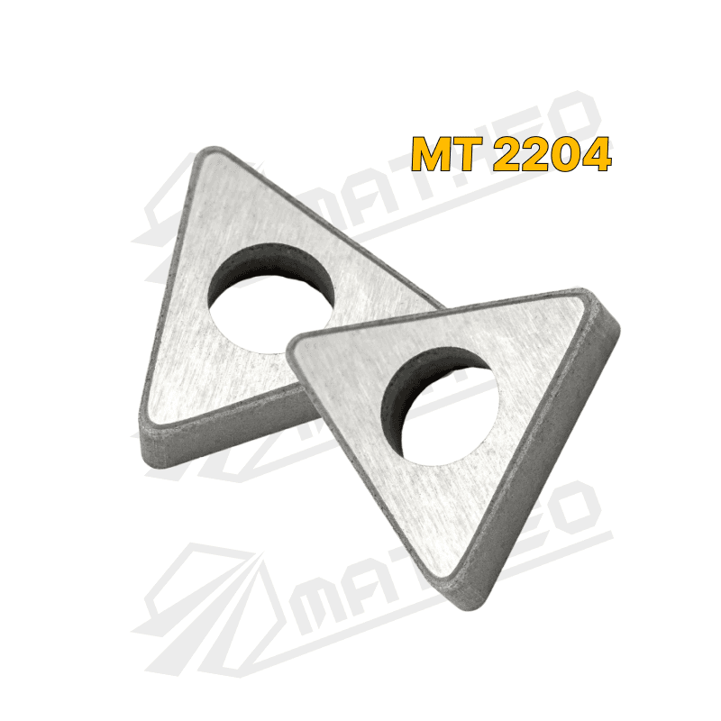 Cuña de insertos de carburo MT 2204