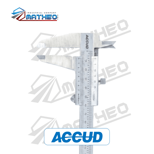 Calibrador Mecánico de Acero Inoxidable ACCUD