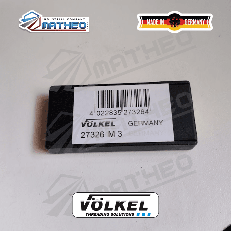 Juego de Machos de Mano M3 x 0.5 HSS-G - 3 Pzas VÖLKEL (Art. 27326)