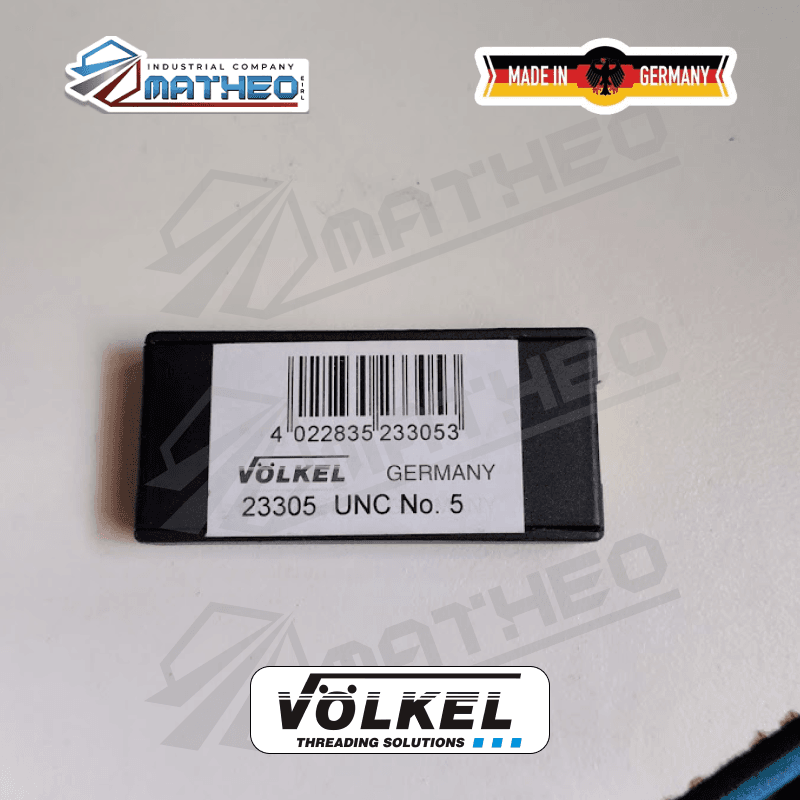 Juego de Machos de Mano UNC No. 5 x 40 HSS-G - 3 Pzas VÖLKEL (Art. 23305)