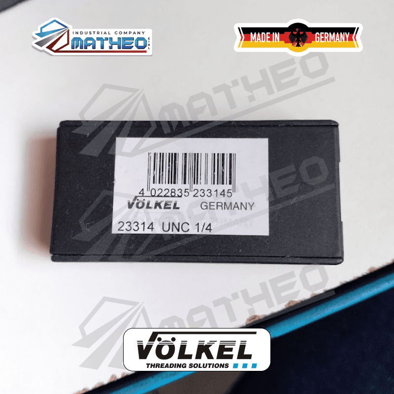 Juego de Machos de Mano UNC 1/4" x 20 HSS-G - 3 Pzas VÖLKEL (Art. 23314)