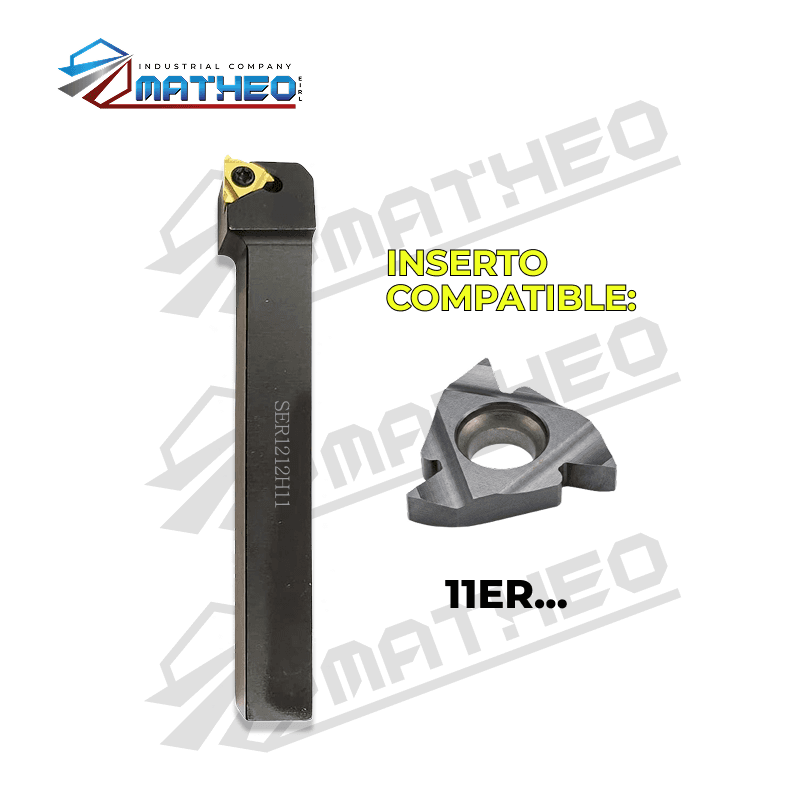 Porta inserto exterior roscado SER1212H11