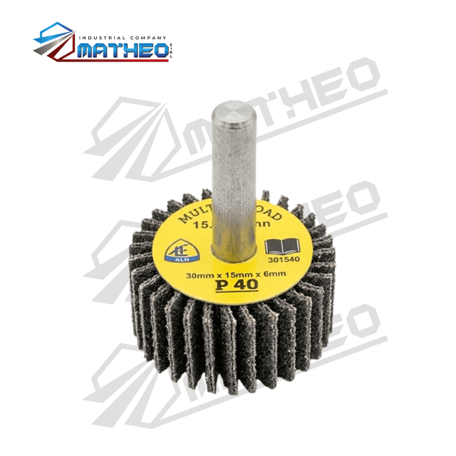 Mota con Vástago 30mm x 15mm x 6mm - GRANO #40