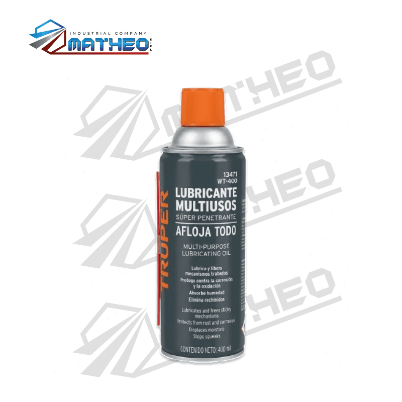 Lubricante Multiusos Súper Penetrante Afloja Todo Truper WT-400 (400 ml)